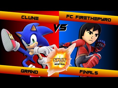 Clune (Sonic) vs FC FireThePyro (Mii Brawler) - Split Neutral #2 - Grand Finals