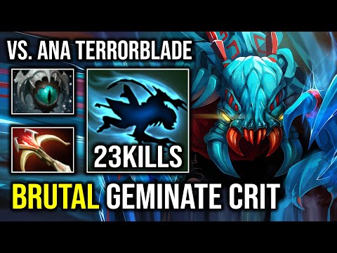 100% Physical Right Click Critical Hit Even Ana Terrorblade Can't Stop This Weaver Dota 2