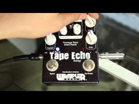 PRICE DROP!: Wampler Faux Tape Echo with Tap Tempo 2013 Sparkling Burgundy image 5