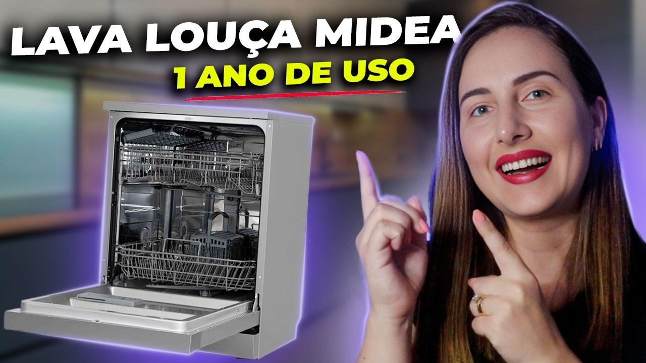 1 ANO USANDO MÁQUINA DE LAVAR LOUÇA DA MARCA MIDEA DE 8 SERVIÇOS, VALE A PENA?