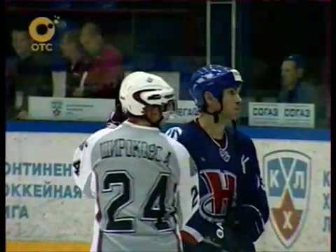 KHL Fight. "Sibir" - "Dinamo" Riga
