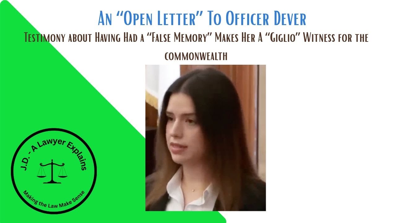 Open Letter to Officer Dever:  Your Police Career Is Over