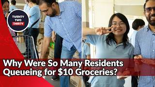 Pritam Singh Draws Crowds at Be-Dok Grocery Event Amid Cost of Living Concerns