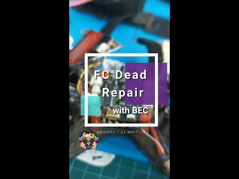 Repair Dead FC with External MatekSys 5v BEC #shorts