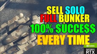 How to sell solo a full bunker with 100% success and choose your sell mission Gta Online