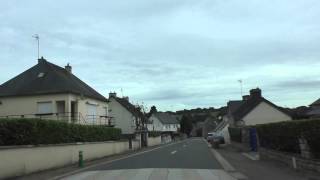 preview picture of video 'Driving From 22160 Callac To 22160 Ty Bourg, Côtes d'Armor, Brittany, France 24th August 2014'