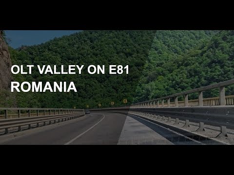 Olt Valley on E81 Scenic Road, Romania | From Calimanesti to Talmaciu, 4K