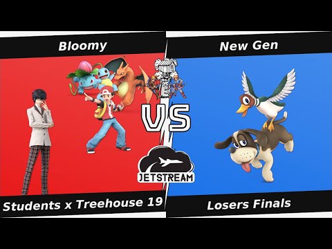 Students x Treehouse 19 Losers Finals - Bloomy (PKM Trainer, Joker) Vs New Gen (Duck Hunt) - SSBU