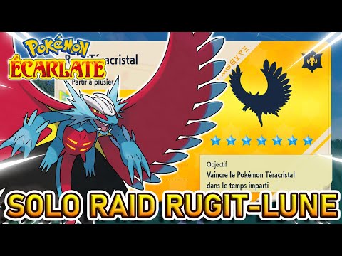 COMPLETE THE 7-STAR MOON ROAR RAID SOLO | Pokémon Purple & Scarlet