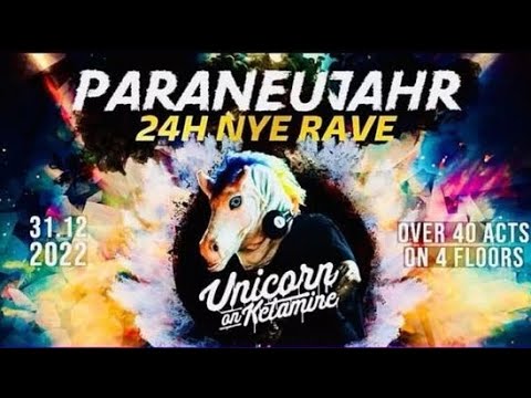 PARANEUJAHR 24h Rave | K7 Stendal | 31.12.22 - 01.01.23 | UnicornOnKetamin #video #2022 #2023 #viral