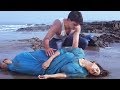 Man Saves Ashwini Bhave On The Beach Teri Mohabbat Ke Naam Hindi Movie Bollywood Scene