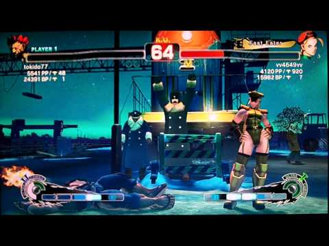 SSF4 AE:2012 Tokido (Akuma) vs vv4649vv (Cammy)