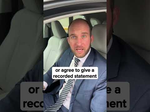 Five things to never do after a car accident! #shorts #lawyer #legaltips