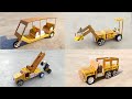 4 Amazing Diy Toys With Matchbox Machis Ke Khilaune Tuk Tuk Thar Crane Truck Jcb Tractor