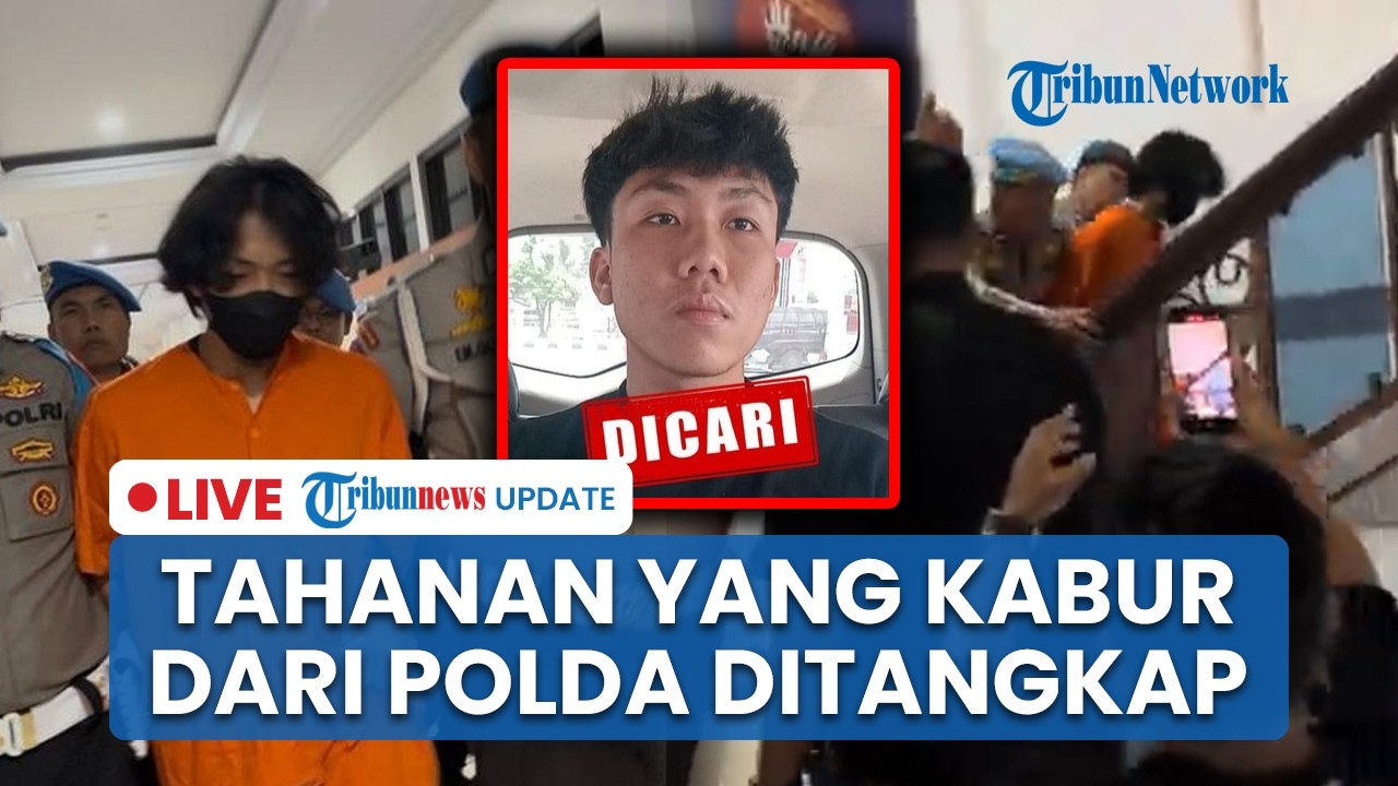 LIVE: Buron 6 Bulan, Kurir Sabu 58 Kg yang Kabur dari Polda Jambi Akhirnya Ditangkap