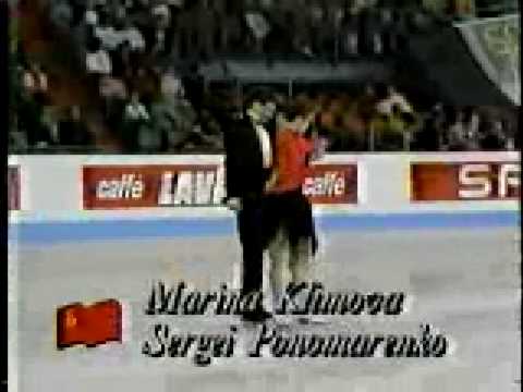 Marina Klimova-Sergei Ponomarenko 2nd compulsory dance 1991 World Figure Skating Championships