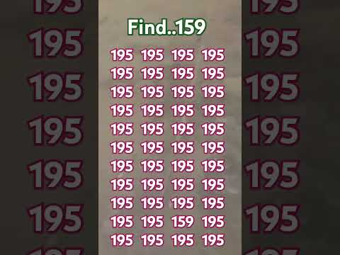 Find the number #159 #quiz