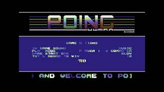COMMODORE 64 =+ POING Ultra += NEW GAME 2022