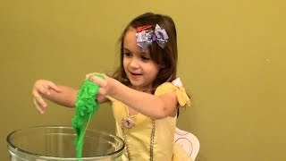 How to Make Slime: Blue Glitter Slime, Pink Slime, Purple Slime and Green Slime - Gift Ideas