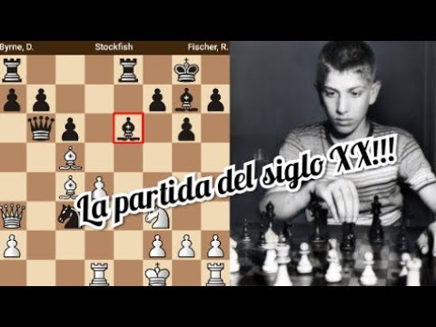 LA INMORTAL DE BOBBY FISCHER🔥⚡!!! Fischer vs. Byrne (New York 1956)