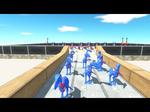 NEW UPDATE ALL COLORS : All Units Speed Race - Animal Revolt Battle Simulator