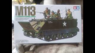 【プラモデル制作】タミヤ  1/35  MM  No.40  M113  装甲兵員輸送車【筆塗り】
