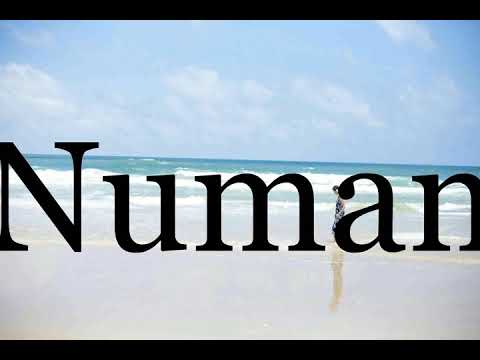 How To Pronounce Numan🌈🌈🌈🌈🌈🌈Pronunciation Of Numan