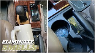 How To Clean Coffee Spill and Eliminate Smell In Car