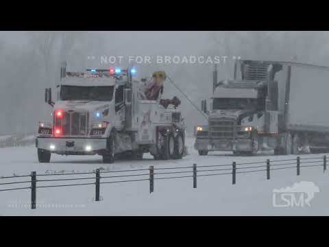 02-02-2022 Columbia, MO - Multiple Accidents and Slide Offs Along Interstate 70