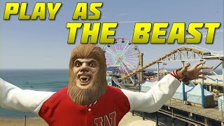GTA 5 - How To Play As The BEAST Tutorial - Easter Egg - Unlocking The BEAST In Director Mode