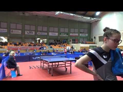 2019 ITTF CZECH CADET OPEN: STULLEROVA Eliska - SOMMEROVA Helena CZE