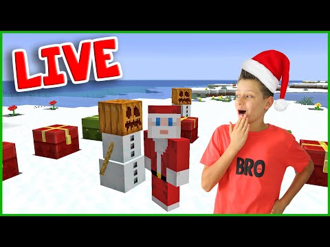 Minecraft HO HO HO Christmas Live Stream Video