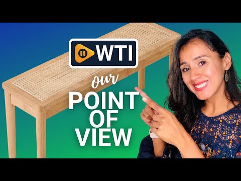 40"" Wooden Dining Bench with Hand Woven Rattan Seat - WTI product video review