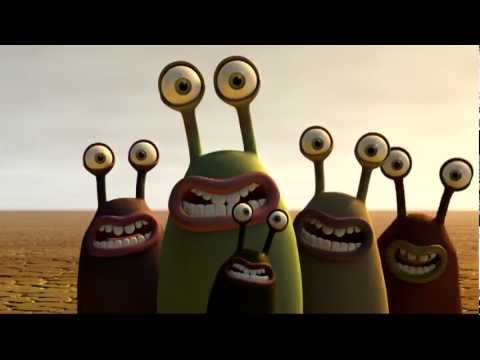 As lesmas de por água abaixo cantam-  Pump It.