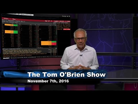 Daily Stock Market Recap by Tom O'Brien November 7th
