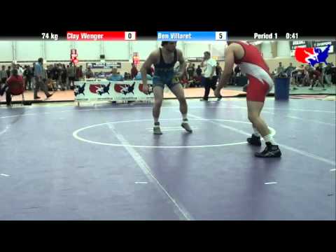 Clay Wenger vs. Ben Villaret at 2013 ASICS University Nationals - FS