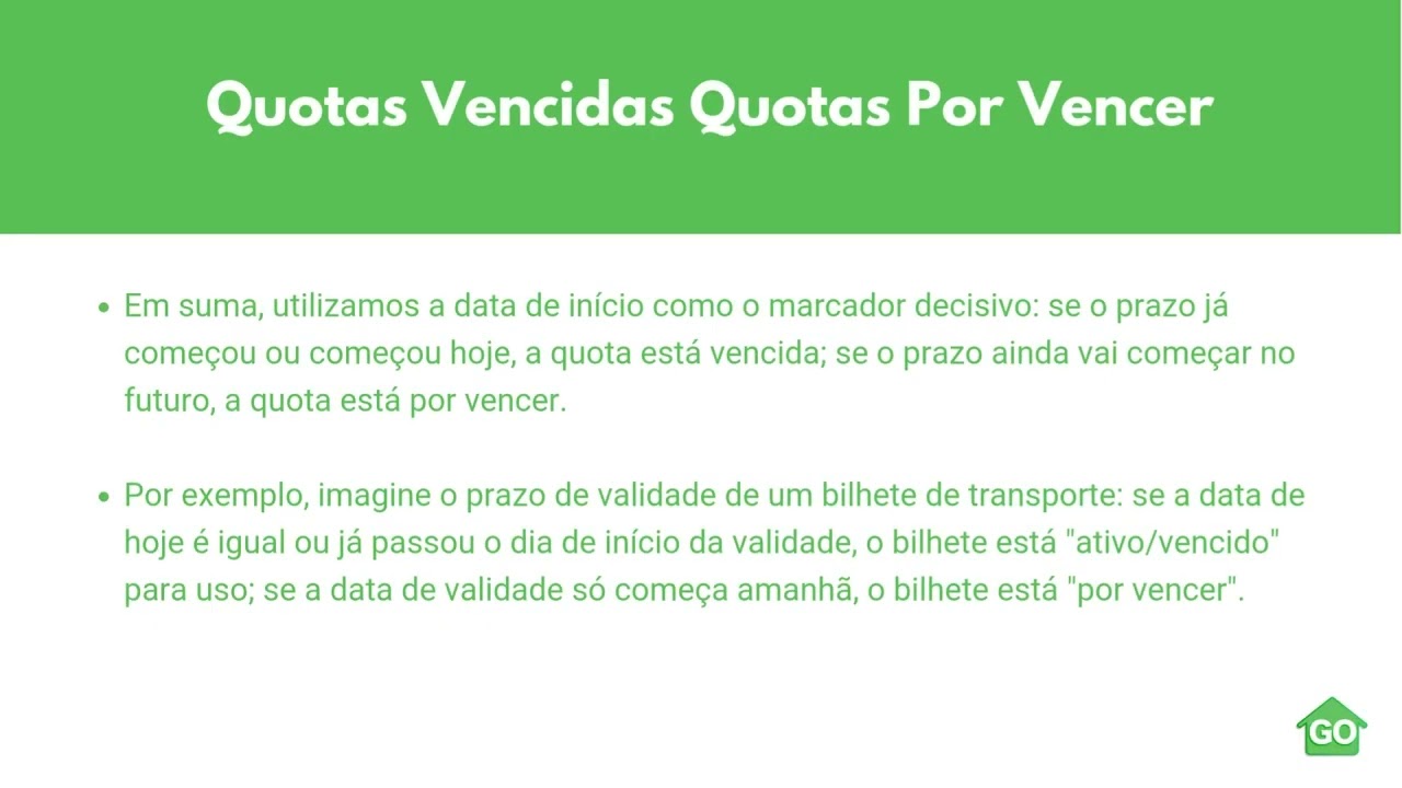 Quotas vencidas / por vencer