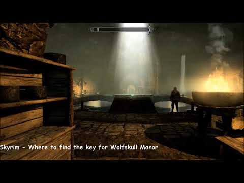 Where to find the key to Wolfskull Manor (follow up to main video) - Skyrim