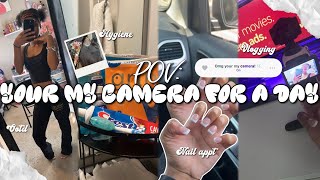 POV: YOUR MY CAMERA FOR A DAY📸|| grwm, nail salon, cooking, chitchat, + more 