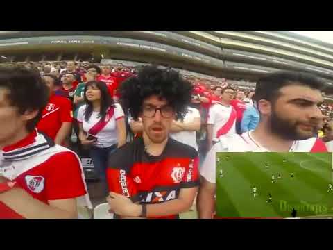 REAÇÕES DOS ARGENTINOS NOS GOLS DO FLAMENGO × RIVER , LIBERTADORES 2019