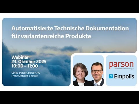 Automatisierte Technische Dokumentation für variantenreiche Produkte