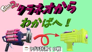 スプラトゥーン２女性実況　計測中…クラネオからわかばへ！