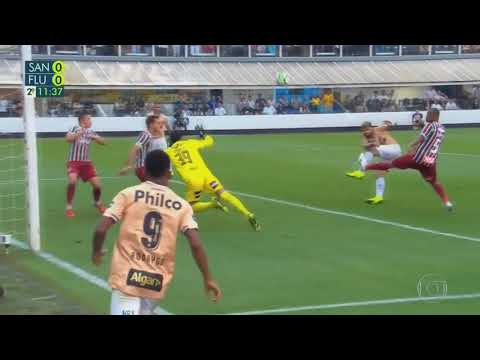 Santos 3 x 0 Fluminense - Melhores Momentos (Globo 60fps) Brasileirão 27/10/2018