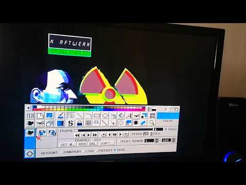 Kevin Saunders Brilliance animations on Amiga with Vampire v1200