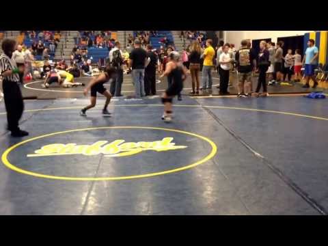 Lexi Nalls wrestling Round 3 Culpeper middle school. 9th grade 106 lbs