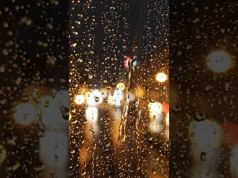 Heavy Rain on Window Sound Effect