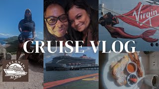 THE BEST PARTY AT SEA | Visiting St. Kitts & Martinique ⚓ Solo Travel on Virgin Voyages Cruise