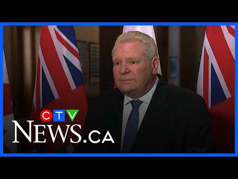 FULL: Doug Ford says he is 'confident' the Michigan-Windsor bridge will open