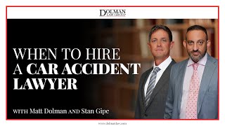 When to Hire a Car Accident Lawyer