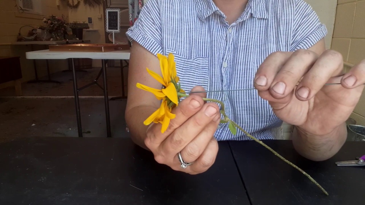 Straight Stem Flower Wiring